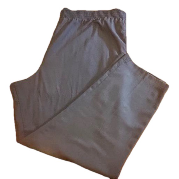 1X CM Shapes blue Calcutta Crinkle wide leg pull on pants with pockets - Picture 2 of 12